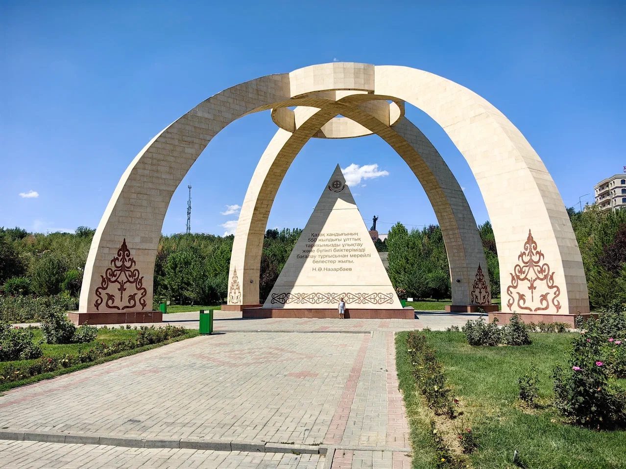 Monument to the «550th Anniversary of the Kazakh Khanate»